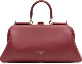 Dolce & Gabbana Red Grandma Medium Satchel