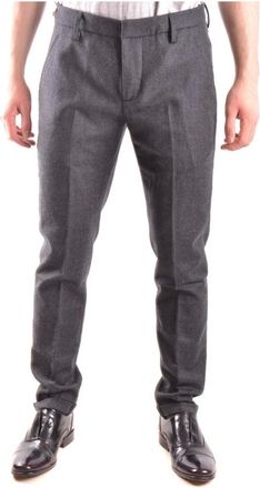 Dondup Heren, Broeken, Grijs, Maat: W29 Wol