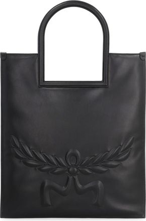 MCM Mcm Aren Leather Tote