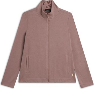 Freddy Felpa donna con zip e collo alto con dettagli animalier