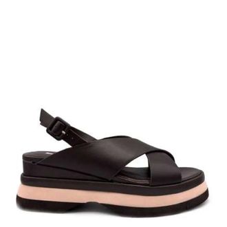 Jeannot Wedges, female, Black, Size: 10 US Sandalo