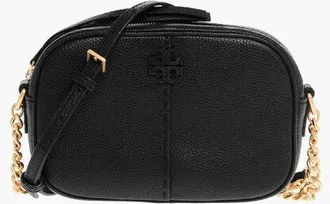 Tory Burch Textured Leather McGRAW Crossbody Bag size Unica