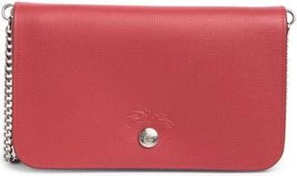 Longchamp Le Pliage Neo Wallet on a Chain in Red at Nordstrom Rack
