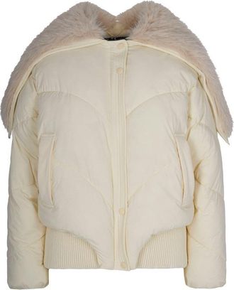 Patrizia Pepe Oversized Short Bomber Jacket