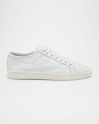 Saint Laurent Gym Leather Low-Top Sneakers
