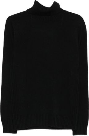 KANGRA Maglione in lana a collo alto - Nero