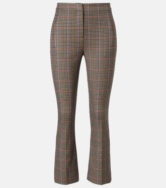 Veronica Beard Arte checked slim pants