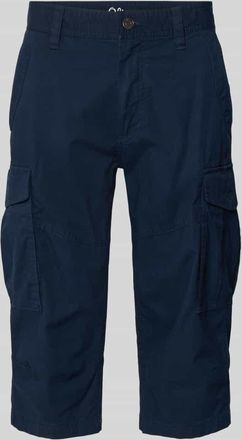 s.Oliver Black Label Relaxed Fit Cargoshorts aus Baumwoll-Mix in Blau, Gr&ouml;&szlig;e 31