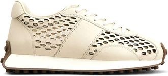 Tod's Stijlvolle Sneakers voor dagelijks gebruik - Dames - Sneakers - Beige - 38 1/2 EU - Schoenen