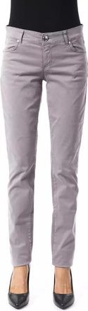 Byblos Womens Grey Straightleg Pants Cotton - Size 31 (Waist)