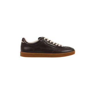 Karl Lagerfeld Schoenen, Heren, Bruin, 41 EU, Leer, Kandidate Sneakers