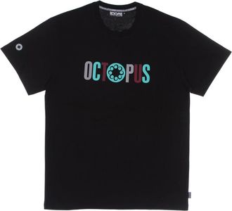 Octopus T-shirt met aangepast ontwerp - Heren - T-shirts - Zwart - XL - Katoen - Tops
