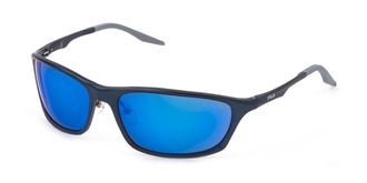 Fila SFID68 A30B Mens Sunglasses Blue Size 66