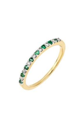 Bony Levy El Mar Gemstone & Diamond Stacking Ring in 0.25Ctw at Nordstrom Rack, Size 7
