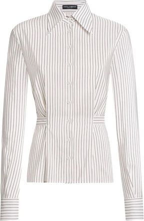 Dolce & Gabbana Camicia a righe - Bianco