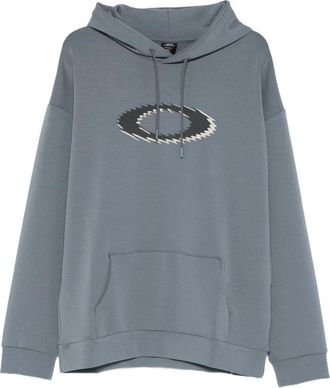 Oakley New Retro Fleece Hoodie 1.7 - Heren - Hoodies - Blauw - M - Katoen - Hoodies & sweatvesten