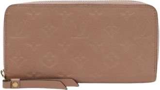 Louis Vuitton Pre-owned Wallets, female, Pink, Size: ONE SIZE Pre-owned Monogram Empreinte Zippy Wallet Pink