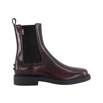 Tod's Chelsea Boots, female, Red, 5 1/2 UK, Red Chelsea Boots for Women