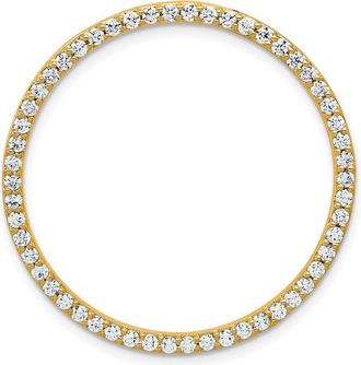 Diamond2Deal 14k Gold Lab Grown Diamond Pendant (1ct, VS, G-H)