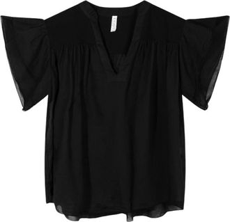10 Days Blouses - Dames - Blouses - Zwart - M - Overhemden