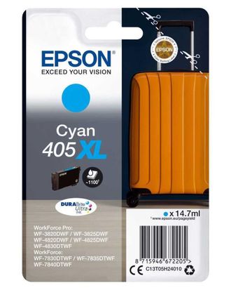 Epson Cartucho Epson 405xl Cyan Wf-3820 Wf-3825 Wf-4820 Wf-4825 Wf-4830