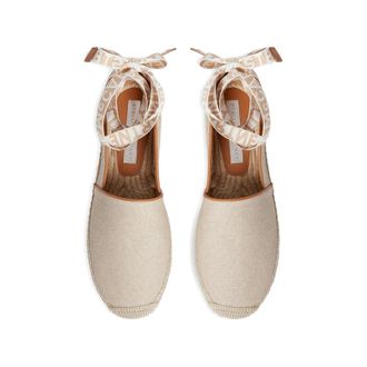 Stella McCartney Tie-Fastening Espadrille Boot - Beige