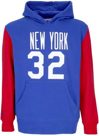 Mitchell & Ness NBA Mode Fleece Hoodie 1974 - Heren - Hoodies - Blauw - M - Katoen - Hoodies & sweatvesten