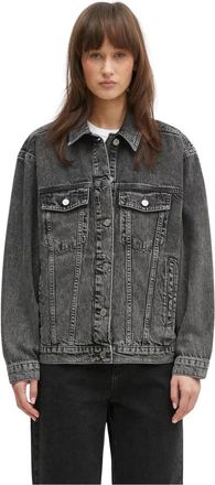Anine Bing Jassen, Dames, Grijs, M, Denim, Rory Denim Jacket