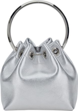 Jimmy Choo London Womens Bag Bon Metallic Nappa Lamb