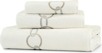 Frette Links Ricamo Telo Doccia