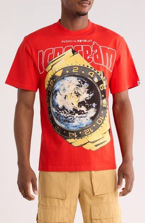 Icecream Worldwide Graphic T-Shirt in Fiery Red at Nordstrom Rack, Size Xxx-Large