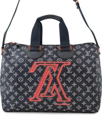 Louis Vuitton Monogram Navy Monogram Boston Bag (Pre-Owned)