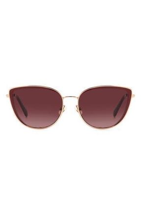 Kate Spade New York staci 56mm gradient cat eye sunglasses in 0Au2-3X at Nordstrom Rack