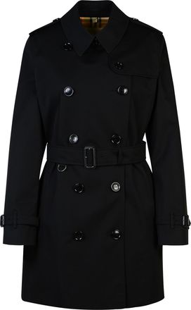 Burberry kensington Black Polyester Trench Coat