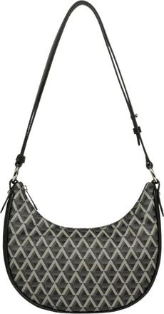 Lancaster Ikon IT Hobo Bag - Dames - Tassen - Zwart - Maat: ONE Size Vinyl