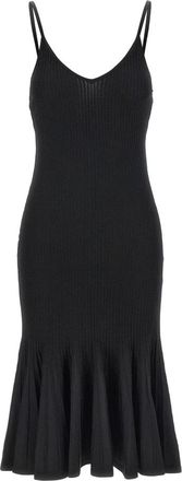 Khaite Queen Dress - Dames - Casual kleedjes - Zwart - XS - Polyester - Kleedjes