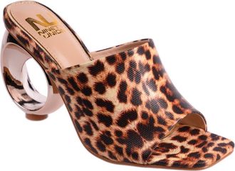 Ninety Union Jloo Slide Pump in Leopard at Nordstrom Rack, Size 12