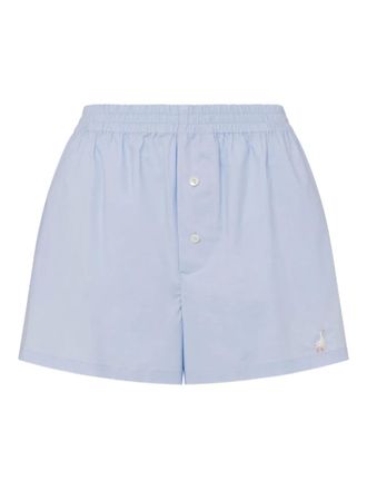 Moschino elasticated-waist shorts - Blue