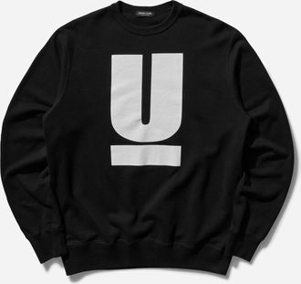Undercover Men s U Signature Crewneck Sweatshirt Black