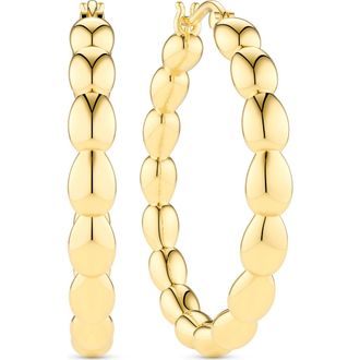 Sif Jakobs Jewellery Earrings Goccia Cerchi Pianura in 18K Gold Plated at Nordstrom, Size Large