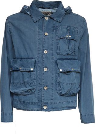 C.P. Company 50 Fili Bleached Goggle Hooded Jacket