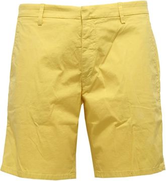 Dondup Heren, Korte broeken, Geel, Maat: W35 Katoen