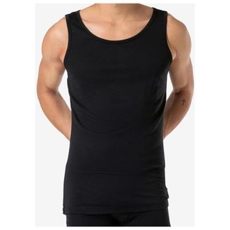 super.natural Sierra 140 Tank Unterhemden f&uuml;r Herren | schwarz