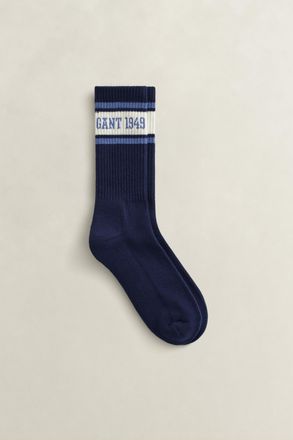 GANT Men Striped Logo Sport Socks (43-45) CLASSIC BLUE