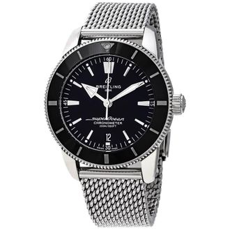 Breitling Superocean Heritage II Automatic Chronometer 44 mm Black Dial Mens Watch AB2030121B1A1