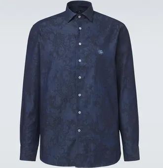 Etro Paisley denim shirt