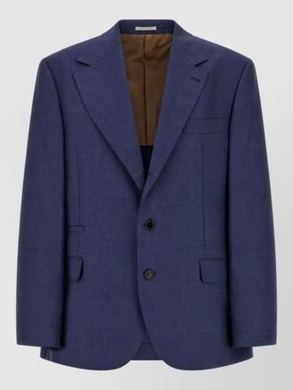 Brunello Cucinelli virgin wool single breasted blazer