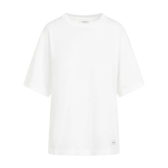 Saint Laurent T-Shirts, male, White, Size: S Basic White T-Shirt