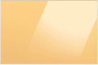 Samsung Bespoke 3-Door French Door Refrigerator Panel - Bottom Panel - Sunrise Yellow Glass
