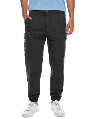 Brunello Cucinelli Linen-Blend Cargo Jogger